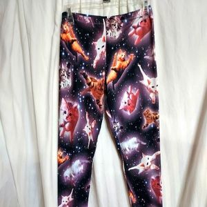 Freeze Cats in Space Legging Size L